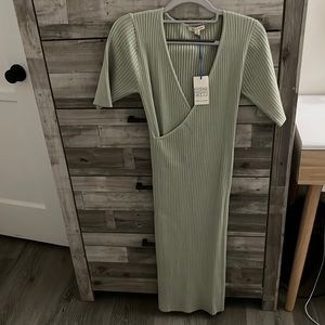 Vici S sage sweater dress new with tags